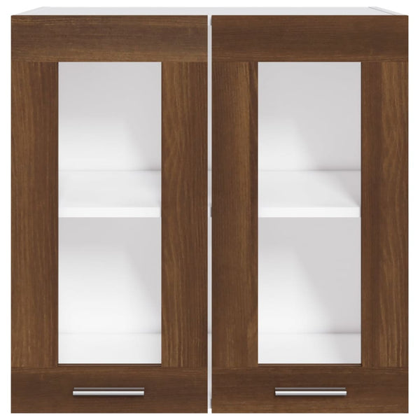 Hängeschrank Lyon Glas Braun Eiche-Optik