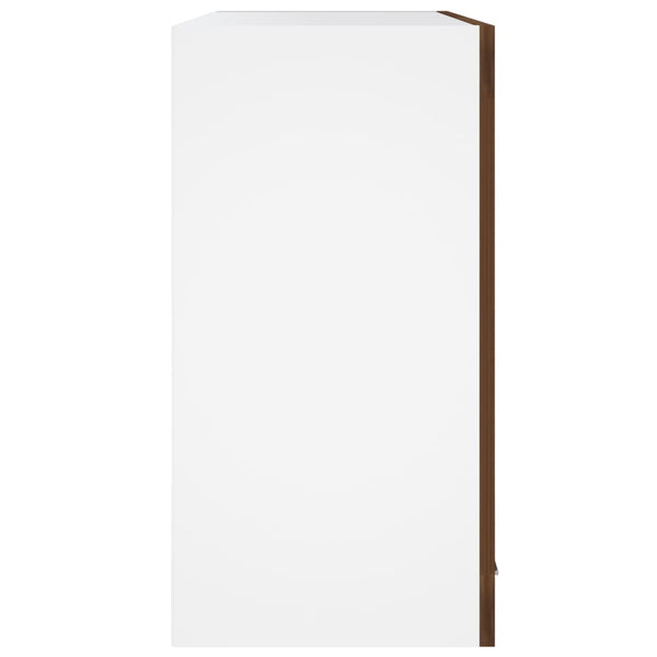 Hängeschrank Lyon Glas Braun Eiche-Optik