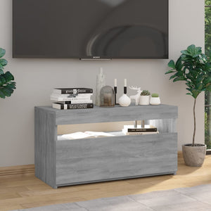 TV-Schrank Grau Sonoma mit LED