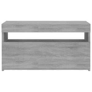 TV-Schrank Grau Sonoma mit LED