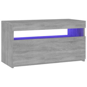 TV-Schrank Grau Sonoma mit LED