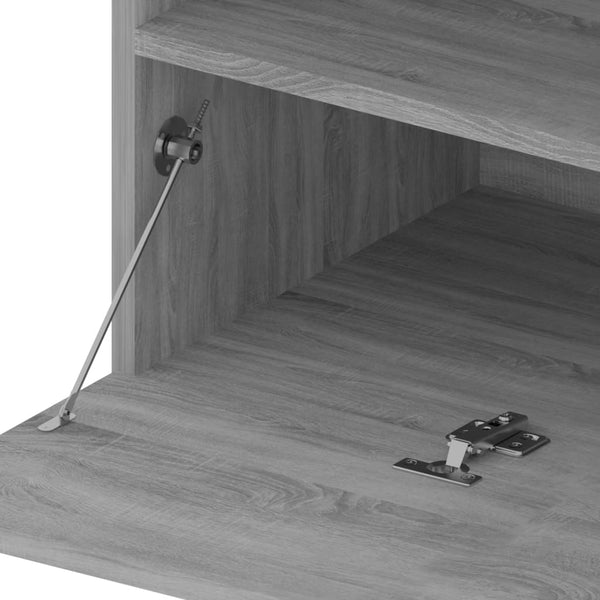 TV-Schrank Grau Sonoma mit LED