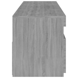 TV-Schrank mit LED Grau Sonoma 75x35x40cm, 2er-Set