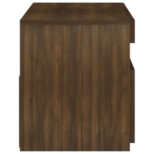 TV-Schrank mit LED Braun Eichen-Optik 75 cm