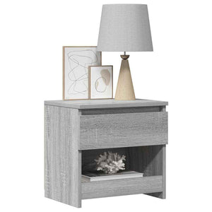 Nachttisch Grau Sonoma 40x30x39 cm
