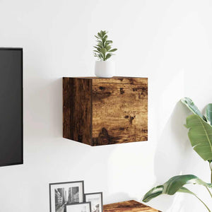 TV-Wandschrank Räuchereiche 30x30 cm