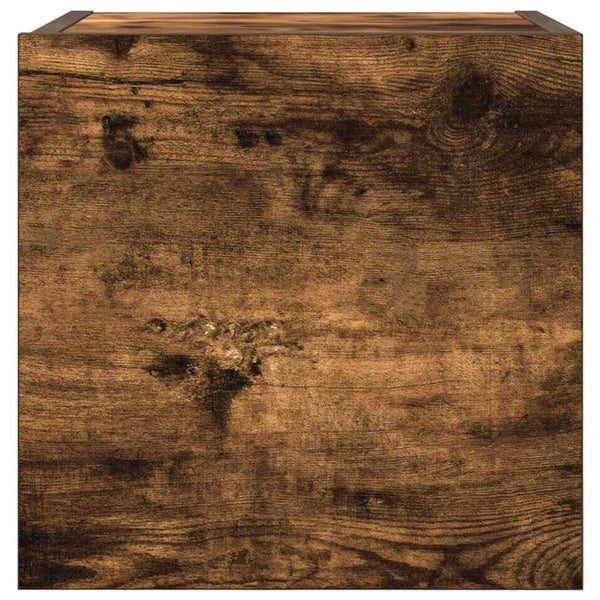 TV-Wandschrank Räuchereiche 30x30 cm