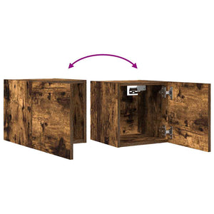 TV-Wandschrank Räuchereiche 30x30 cm