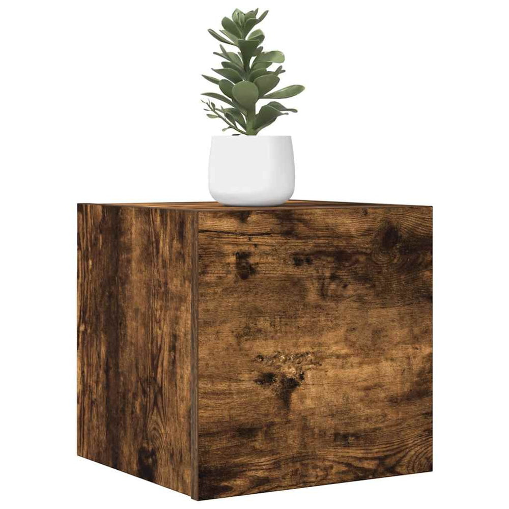 TV-Wandschrank Räuchereiche 30x30 cm