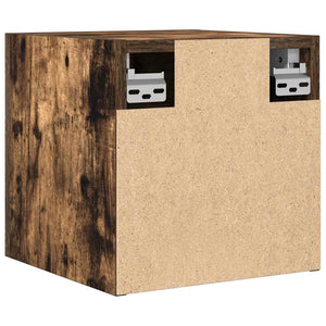 TV-Wandschränke 30,5 cm Räuchereiche, 2er-Set
