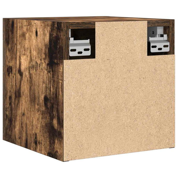 TV-Wandschränke 30,5 cm Räuchereiche, 2er-Set