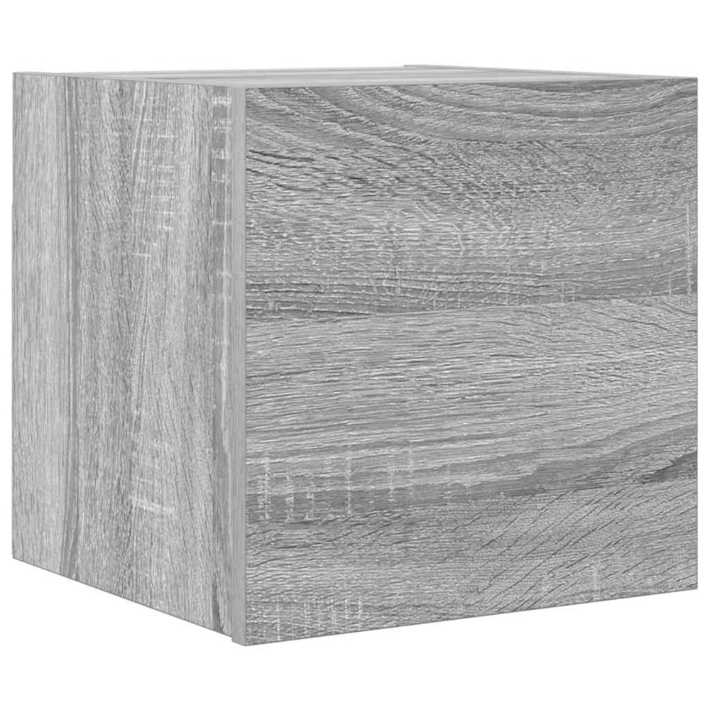 vidaXL Wall-Mounted TV Cabinet Grey Sonoma 30.5x30x30 cm
