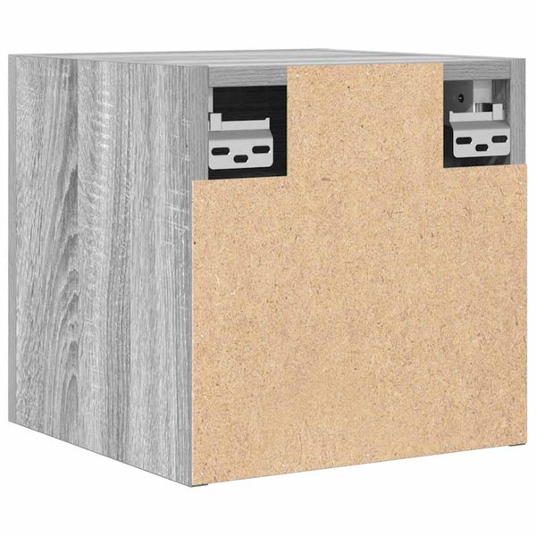 TV-Wandschränke Grau Sonoma 30,5x30x30cm, 2er-Set