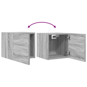 TV-Wandschränke Grau Sonoma 4er-Set