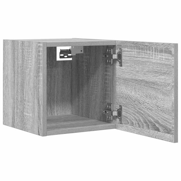 TV-Wandschränke Grau Sonoma 4er-Set