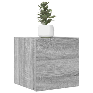TV-Wandschränke Grau Sonoma 4er-Set