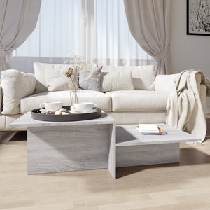 Grauer Couchtisch Sonoma, 111,5 cm