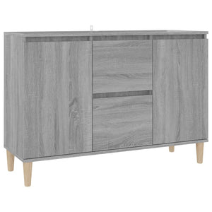 Sideboard Grau Sonoma-Eiche 103,5 cm
