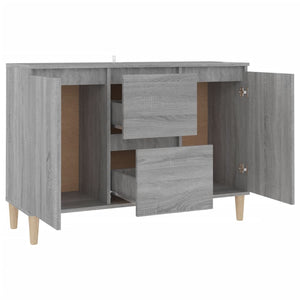 Sideboard Grau Sonoma-Eiche 103,5 cm