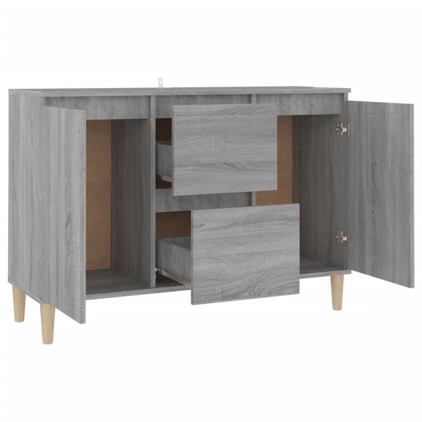Sideboard Grau Sonoma-Eiche 103,5 cm