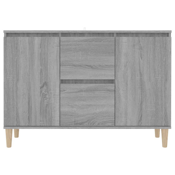 Sideboard Grau Sonoma-Eiche 103,5 cm