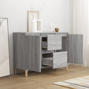 Sideboard Grau Sonoma-Eiche 103,5 cm