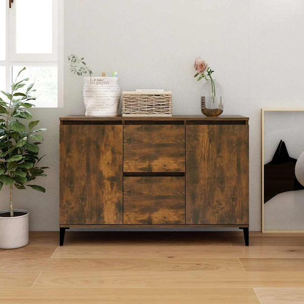 Sideboard Räuchereiche 102x35x70 cm