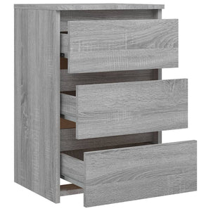 Nachttisch Grau Sonoma 40x35x62,5 cm