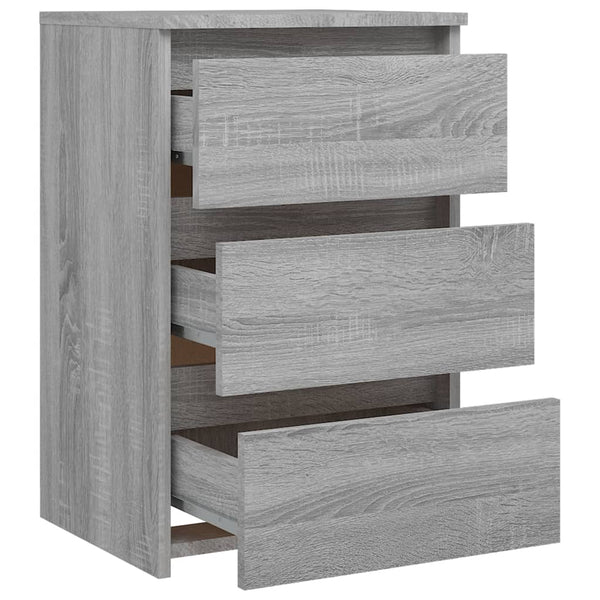 Nachttisch Grau Sonoma 40x35x62,5 cm