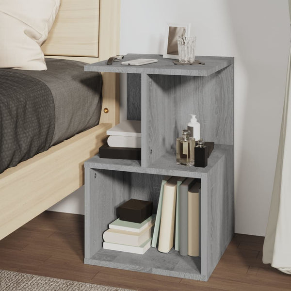 Nachttisch Grau Sonoma 35x35x55 cm