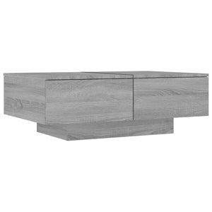 Couchtisch Grau Sonoma 90x60 cm
