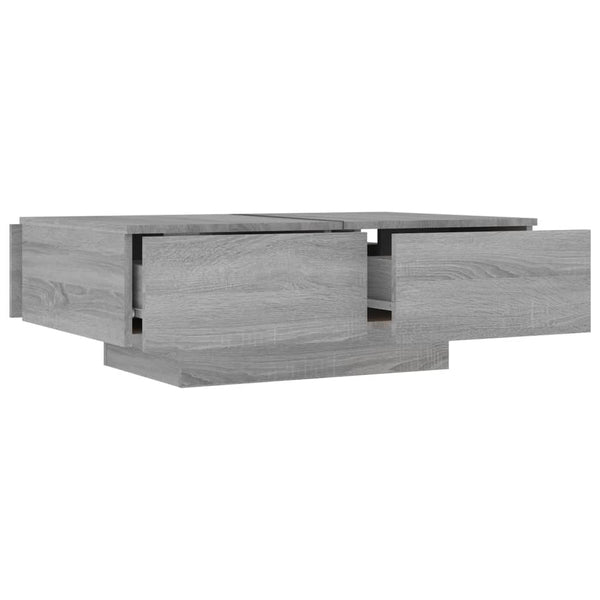 Couchtisch Grau Sonoma 90x60 cm