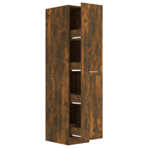Apothekerschrank Räuchereiche 30x42,5x150 cm
