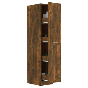 Apothekerschrank Räuchereiche 30x42,5x150 cm
