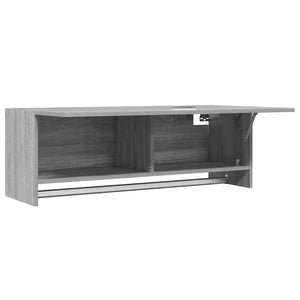 Kleiderschrank Grau Sonoma 100 cm