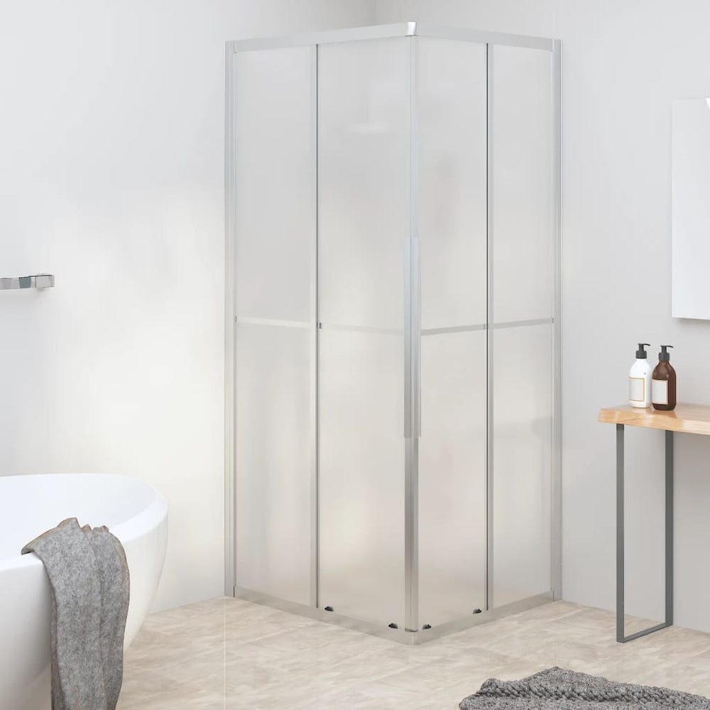 vidaXL Cabine de douche verre de sécurité dépoli 90x70x180 cm