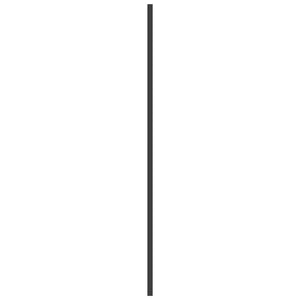 Badewannenfaltwand 3-teilig 130x130 cm ESG Schwarz