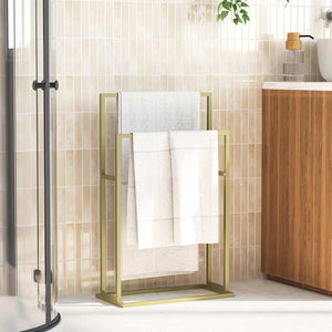 Goldener Handtuchständer aus Eisen