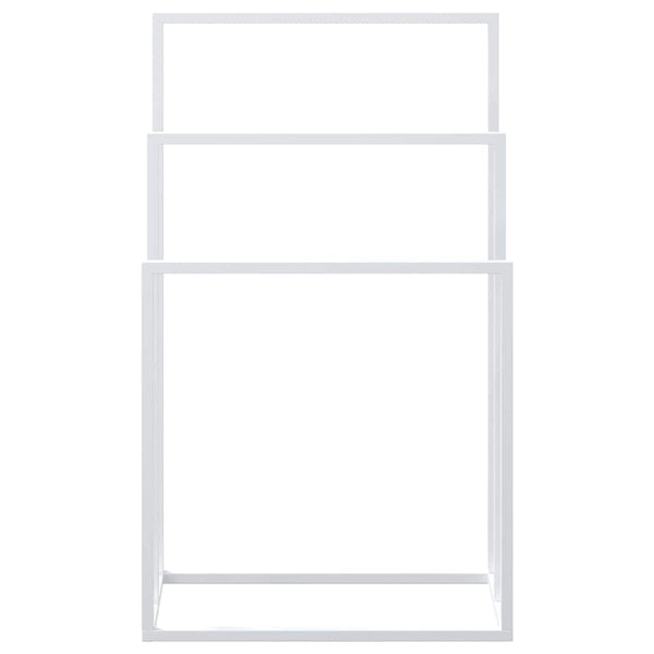 vidaXL Porte-serviettes Blanc 48x24x79 cm Fer