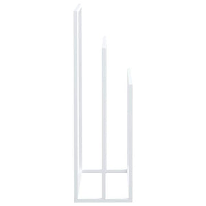 vidaXL Porte-serviettes Blanc 48x24x79 cm Fer