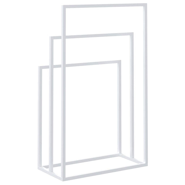 vidaXL Porte-serviettes Blanc 48x24x79 cm Fer