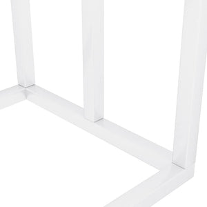 vidaXL Porte-serviettes Blanc 48x24x79 cm Fer