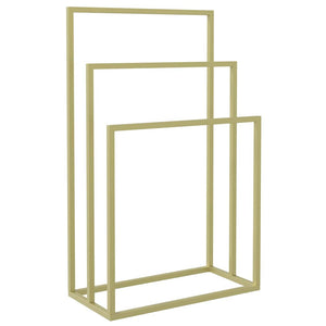 Goldener Handtuchständer aus Eisen