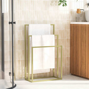 Goldener Handtuchständer aus Eisen