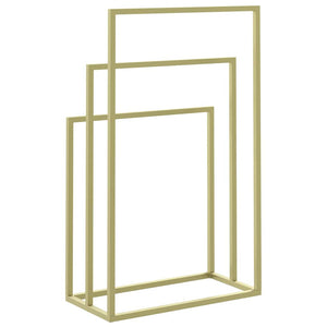 Goldener Handtuchständer aus Eisen