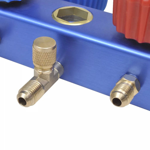 Vakuumpumpe 100 L/min 2-Wege-Verteiler-Manometer Klimaanlagen