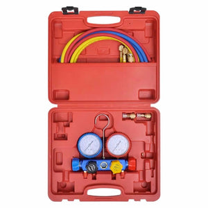 Vakuumpumpe 100 L/min 4-Wege-Verteiler-Manometer Klimaanlagen