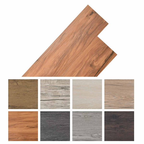 Selbstklebende PVC Bodenplanken Natur, 2.51m²
