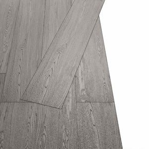 Dunkelgraue PVC-Bodenplanken, 18 Stk.
