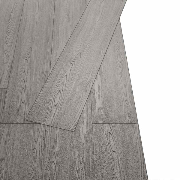 Dunkelgraue PVC-Bodenplanken, 18 Stk.